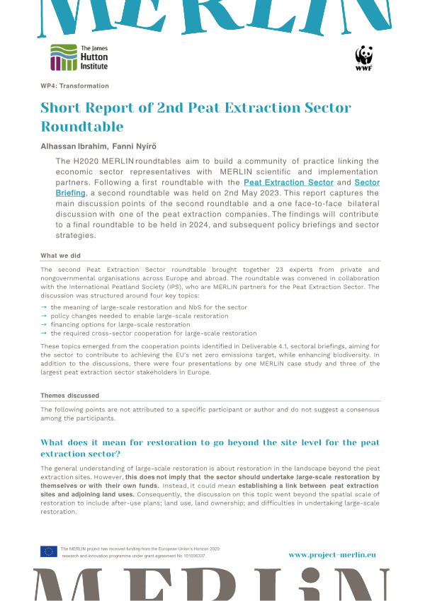 open/download report RT2: Peat extraction as pdf